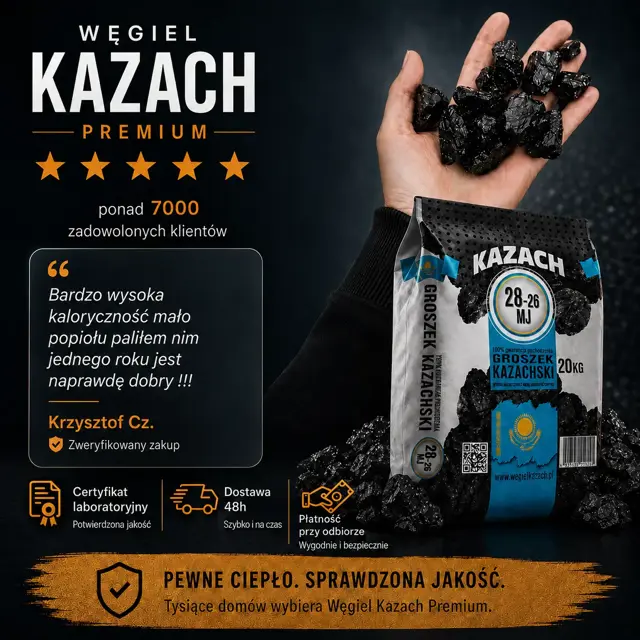 Węgiel Kazach Premium, 4,2/5